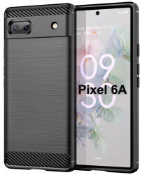 Betterfon Google Pixel 6A Carbon Hülle Outdoor Case Back Cover Handy Tasche Handyhülle