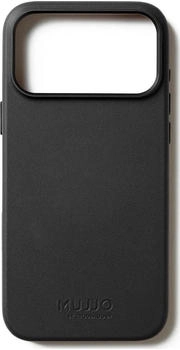 mujjo Full Leather Case iPhone 17 Pro Max Black