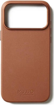 mujjo Full Leather Case iPhone 17 Pro Max Brown