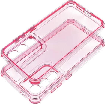Cofi Matrix Clear Case Handyhülle kompatibel mit Samsung Galaxy A56 5G Pink