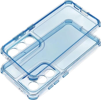 Cofi Matrix Clear Case Handyhülle kompatibel mit Samsung Galaxy A56 5G Blau