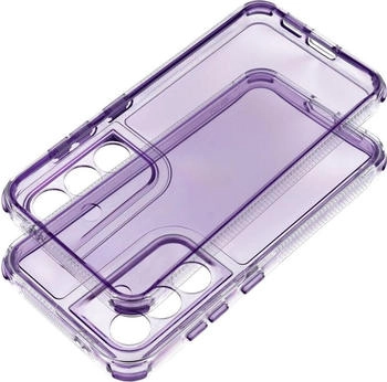 Cofi Matrix Clear Case Handyhülle kompatibel mit Samsung Galaxy A56 5G Lila
