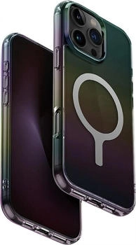 Uniq Iridescia Hülle Für Iphone 16 Pro Max Magclick Charging Mitternacht
