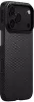 Pitaka Ultra-Slim Case for iPhone 17 Pro Black/Grey Twill (KI1701BP)