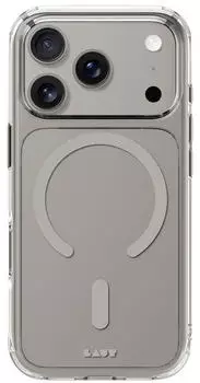 LAUT Crystal Fluro Case für iPhone 17 Pro Max Clear Grey iPhone 17 Pro Max Kunststoff