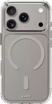 LAUT Crystal Fluro Case für iPhone 17 Pro Clear Grey iPhone 17 Pro Kunststoff