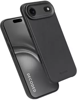 Decoded Leather Backcover iPhone Air Black