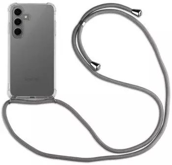 Betterfon Handykette für Samsung Galaxy S25 FE Handyhülle mit Band Case Hülle mit Kordel Hand Grau
