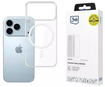 3mk Handyhülle Durchsichtige Handy Schutzhülle mit Magnetfunktion Bumper kompatibel mit iPhone 17 Pro