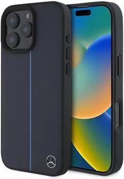 CG Mobile Mercedes-Benz Blue Line Case iPhone 16 Pro Max Navy