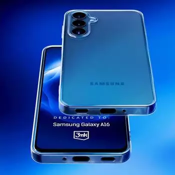 3mk Handyhülle für Samsung Galaxy A16 5G / 4G Clear Case Transparent