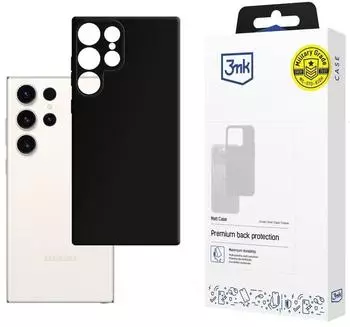 3mk Handyhülle für Samsung Galaxy S25 Ultra Matt Case mattes Schwarz