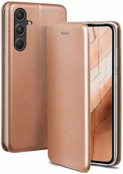 ONEFLOW Hülle Samsung Galaxy A55 5G Business Leder Rosa 6,5 Zoll Flip Case Seasons Rosé