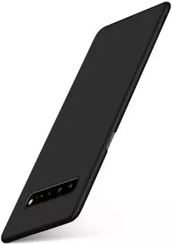 moex Handyhülle Alpha Case Samsung Galaxy S10 5G ultra dünn Hardcase Schwarz