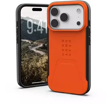 Urban Armor Gear Civilian Mag Case iPhone 17 Pro Orange