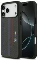 Bmw M Kevlar-linien & Logo Magsafe H&uuml;lle F&uuml;r Iphone 17 Pro Max Schwarz