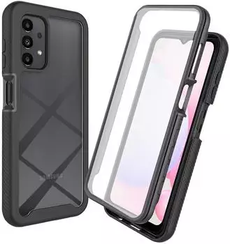 Betterfon Panzer Hülle Handy Tasche 360 Grad TPU vollschutz mit Integriertem Displayschutz Samsung Galaxy A23 5G