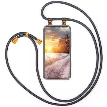 moex UMHÄNGEHÜLLE + KORDEL für Xiaomi Mi 10 Farbe Shiny Grey