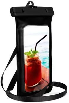 ONEFLOW Handyhülle Huawei P9 Wasserdichte Tasche BeachBag Schwarz 52 Zoll IPX8