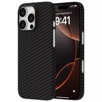 Accezz iPhone 16 Pro Max Hülle Polyamid Hard Case/Backcover Schwarz