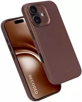 Decoded Leather Backcover iPhone 17 Chocolate Brown