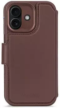 Decoded Leather Detachable Wallet iPhone 17 Chocolate Brown
