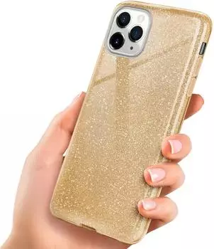 ONEFLOW GLITTER-Case für iPhone 11 Pro Max Shine - Gold