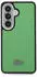 Lacoste Hülle Full Wrap Petit Pique MagSafe Samsung Galaxy S26 Grün
