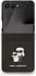 Karl Lagerfeld Hülle Saffiano Karl Choupette Pin Samsung Galaxy Z Flip7 Schwarz