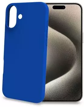 Celly Handyhülle Apple iPhone 16 Plus Chrome Cover Blau