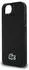 Lacoste Hülle Iconic Petit Pique Woven Logo MagSafe Apple iPhone 16e 17e Schwarz