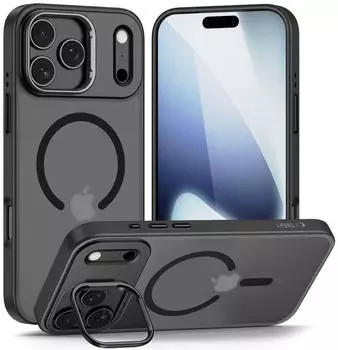 Tech-Protect MagStand MagSafe Case for iPhone 17 Pro Max Matte Black
