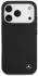 Mercedes-Benz Hülle iPhone 17 Pro Leather Large Laurel Leave MagSafe Schwarz