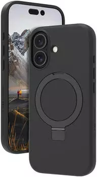 19twenty8 H&uuml;lle Iceland Ultra St&auml;nder MagSafe f&uuml;r Apple iPhone 17 Schwarz