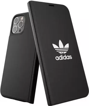 Adidas OR Booklet Case BASIC for iPhone 12 Pro Max Black & White