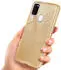 ONEFLOW Hülle Samsung Galaxy M30s Glitzer Gold 3in1 Silikon Stoßfest Dünn