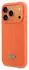 Lacoste Hülle Petit Pique Lacquer Logo MagSafe Apple iPhone 17 Pro Orange