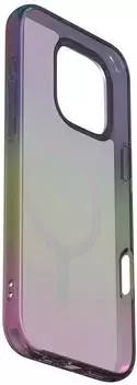 Uniq Smartphone Hülle Iridescia Magclick Charging Apple iPhone 16 Pro Schwarz Mehrfarbig