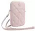 Guess Hülle Universal PU Quilted 4G Metal Logo Wallet Pink