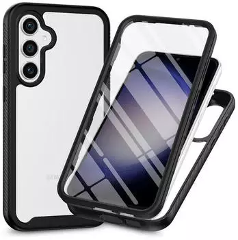 Betterfon 360 Grad Hülle mit eingebautem Displayschutz für Samsung Galaxy A15 Handyhülle