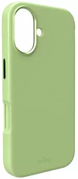Puro Icon Mag Pro Liquid Silicone Case for iPhone 17 MagSafe Compatible with Camera Protection and Aluminum Buttons Green