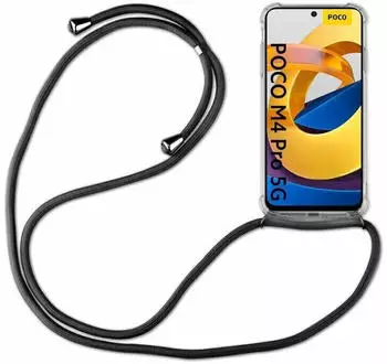 Betterfon Handykette Xiaomi POCO M4 Pro 5G Handyhülle mit Band Hülle Handy Tasche Neu