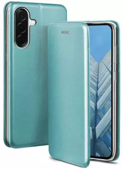ONEFLOW Klapphülle Samsung Galaxy A57 5G PU Leder Kartenfach Standfunktion Mint Blau