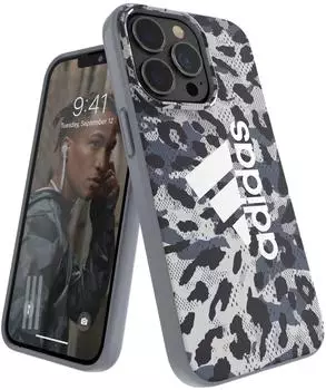 Adidas OR SnapCase Leopard Case for iPhone 13 Pro / iPhone 13 Grey