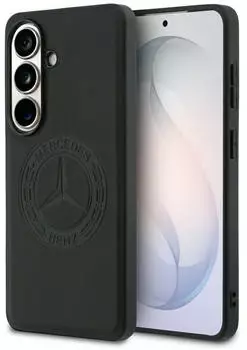 Mercedes-Benz H&uuml;lle Vintage Logo MagSafe Samsung Galaxy S26 Schwarz