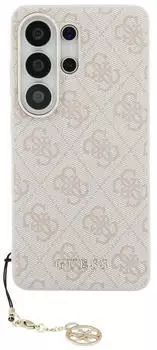 Guess H&uuml;lle Hardcase 4G Classic Logo Charm Samsung Galaxy S26 Ultra Pink