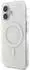 Guess Hülle Apple iPhone 16 Plus IML 4G Background MagSafe Weiss