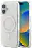 Guess Hülle Apple iPhone 16 Plus IML 4G Background MagSafe Weiss