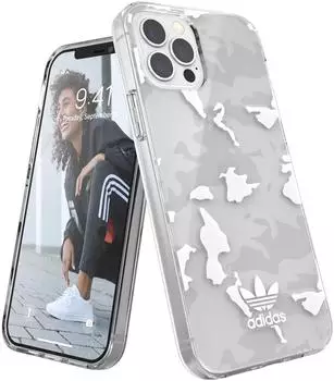Adidas OR SnapCase Camo Case for iPhone 12 / iPhone 12 Pro Transparent