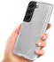 ONEFLOW Hülle Samsung Galaxy S22 Glitzer Silber 3in1 Silikon Stoßfest Dünn